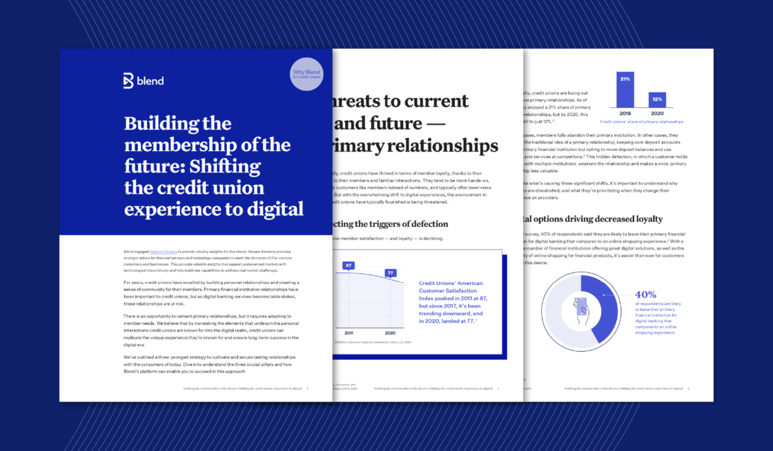 Blue-colored card with 3 pages of text and data